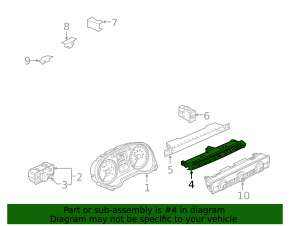 Панель переключателей Audi A3 8V 15-16 без парктроников, drive select