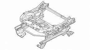 Covoraș scaun șofer dreapta pentru Ford Bronco Sport 2021-2026 (transmisie manuală)