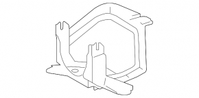 Кронштейн ABS Lexus RX400h 06-09 верхний