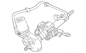Рулевая колонка с ЭУР Toyota Prius V 12-17