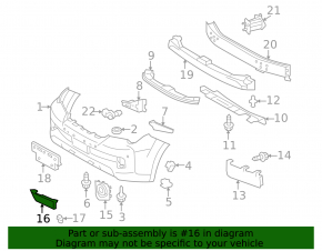 Bara față dreapta inferioară Lexus GX460 10-13