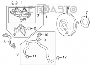 Вакуумный усилитель Mazda 3 14-18 BM