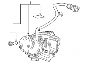 Компрессор кондиционера Chevrolet Volt 11-15