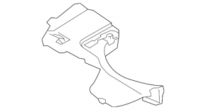 Пенопласт под инструмент левый Mazda 3 19-26 4d Mexico built