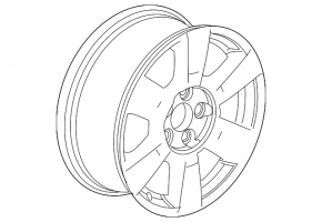 Roată de 17 inch pentru GMC Terrain 10-17