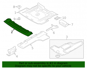 Protecție bară față BMW 7 F01 11-15 pachet M