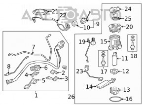 Топливный насос бензонасос Lexus RX450h 16-19