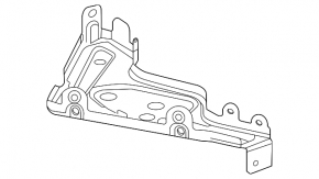 Suport compresor suspensie pneumatică Mercedes X167 GLS 450 580 20-26