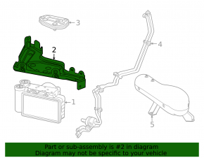 Suport compresor suspensie pneumatică Mercedes X167 GLS 450 580 20-26