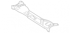 Grilă centrală radiator Mercedes Clasa E W212 10-16