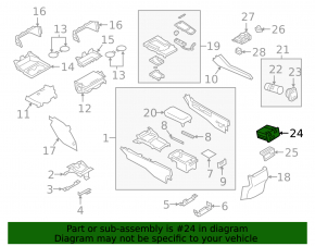 Hub USB, card SD Mazda 3 19-