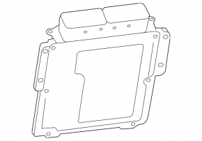 Блок ECU компьютер двигателя Land Rover Range Rover Velar 18-24 2.0T AJ200