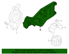 Кронштейн блока BASE CONTROL UNIT DME BMW i3 14-21