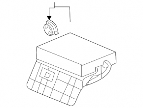 TELEMATICS SECONDARY ANTENNA COMPUTER CONTROL MODULE  Honda Insight 19-22