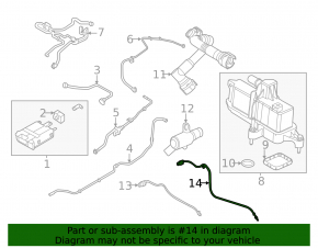 Лямбда-зонд второй Ford Escape MK4 20-22 1.5T