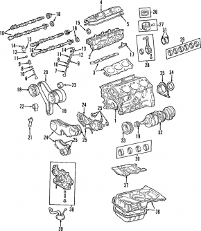 Шестерня распредвала впуск 3MZ-FE Lexus RX400h 06-09