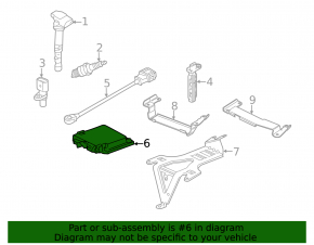 Блок ECU компьютер двигателя Audi Q7 4L 10-12 3.0T с фишками