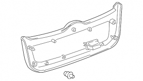 Обшивка двери багажника нижняя Toyota Prius 20 04-09