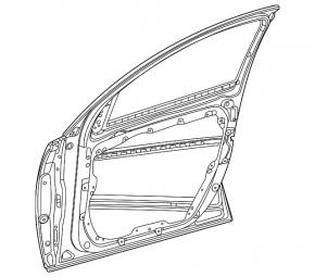 Дверь в сборе передняя правая Mercedes W167 GLE 350 450 20-26