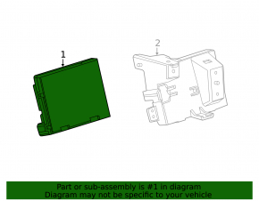 Body Control Module Cadillac CTS 14-16