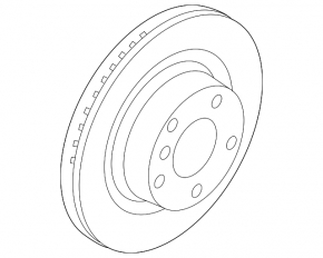Диск тормозной задний левый BMW 4 F32/33/36 14-20 330/20мм