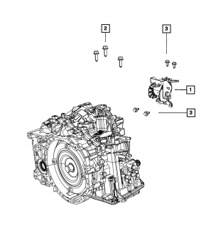 Подушка двигателя левая Jeep Compass 11-13 2.0, 2.4, AWD, FWD