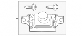 Камера слежения за полосой BMW 7 G70 23-26 на лобовом, под проекцию