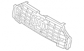 Каркас решетки радиатора grill Audi Q3 19-24