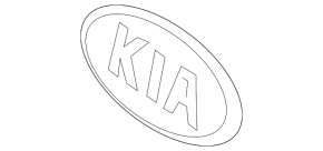 Emblema capotei Kia Soul 14-19
