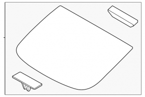 Lunetă Kia K5 21-24 fără antenă