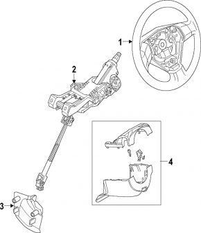Рулевая колонка Mazda3 MPS 09-13