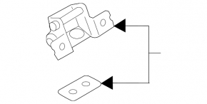 Петля двери багажника левая Mazda CX-5 17-24