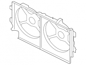 Difuzor radiator Mitsubishi Lancer 10-17 2.0, 2.4
