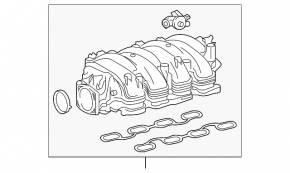 Коллектор впускной Lexus LS460 LS600h 07-17