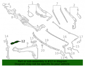 Capac rezervor spălător parbriz Mercedes X167 GLS 450 580 20-26