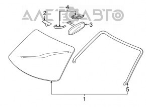 Лобовое стекло Mazda3 MPS 09-13 usa