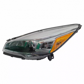 Фара передняя левая голая Ford Escape MK3 13-16 дорест ксенон D3L/H7/H1 + LED DRL белый отраж + эл корректор