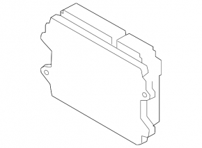Blocul ECU al motorului Mazda 3 14-18 BM 2.0