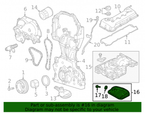 Поддон масляный Nissan Pathfinder 13-20 2.5h