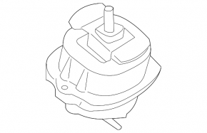 Подушка двигателя правая BMW X5 F15 16-18 plug-in