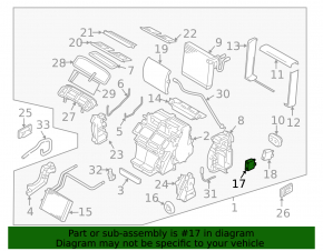 Актуатор моторчик привод печки вентиляция Infiniti FX35 FX45 03-08