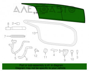 Крышка багажника Chrysler 300 11-23