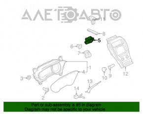 Управление фарами Ford Edge 15-18 без птф