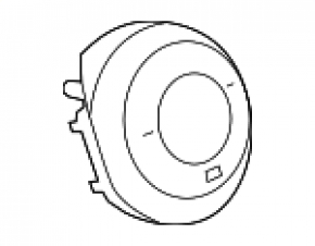 Airbag în volanul șoferului Mazda CX-90 24-26 negru cu ornamente cromate
