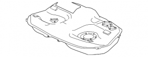 Rezervorul de combustibil Mitsubishi Galant 04-12