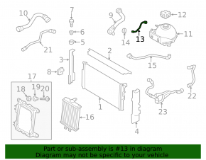 Țeavă de ventilație BMW 4 F32/33/36 14-16 2.0