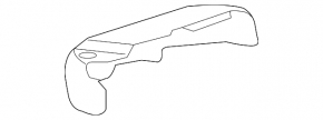 Protecția colectorului dreapta pentru Toyota Solara 3.3 04-08