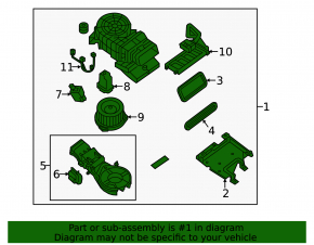 Печка в сборе 2 ряд Nissan Pathfinder 13-16