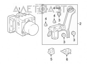 ABS АБС Lexus RX350 16-22 FWD
