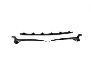 Комплект молдингов решетки радиатора grill Jeep Grand Cherokee WL 21-26 черный глянец
